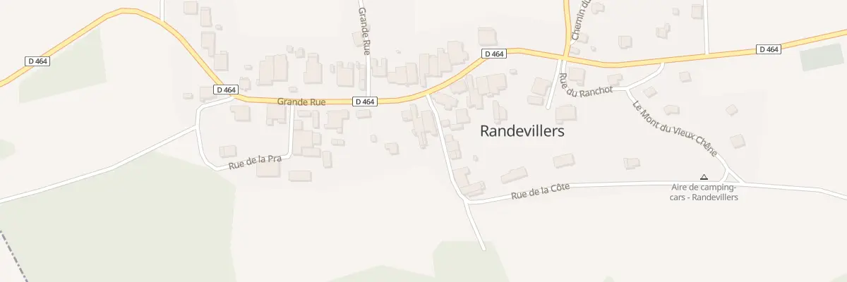 Plan du 22 Gr Grande Rue à Randevillers