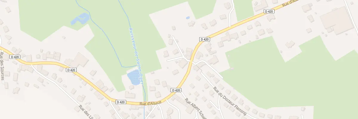 Plan du 36C Rue d’Alsace à Deyvillers