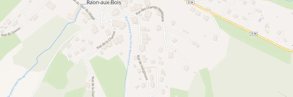 Plan du 13 Rue du Voirgimont au Val-d’Ajol