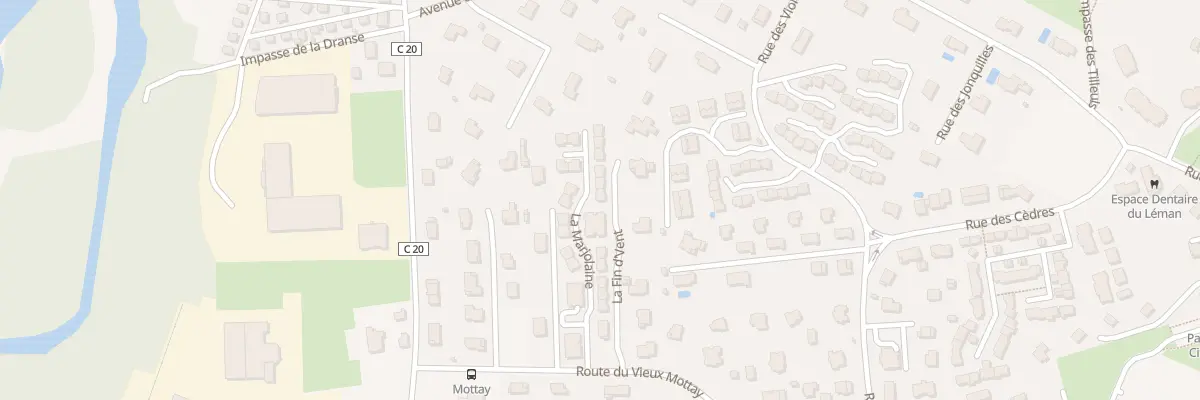 Plan du 932 Rte du Vieux Mottay à Publier