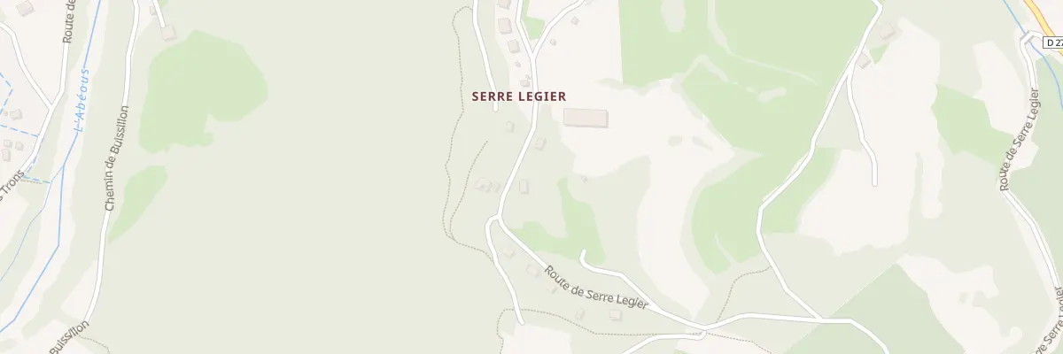 Plan du 1355 Rte de Serre Legier à Méolans-Revel