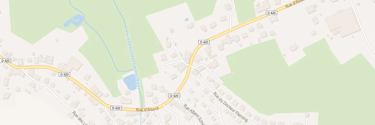 Plan du 38 Rue d’Alsace à Deyvillers