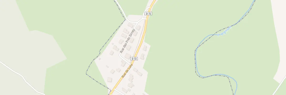 Plan du 9001 Rte de LURE à Froideterre