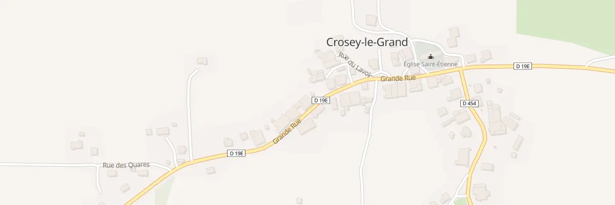 Plan du 5016 Rue Grande Rue à Crosey-le-Grand