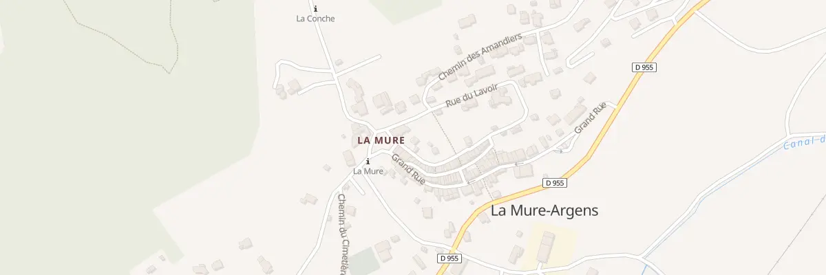 Plan du 5064 Le Village à La Mure-Argens