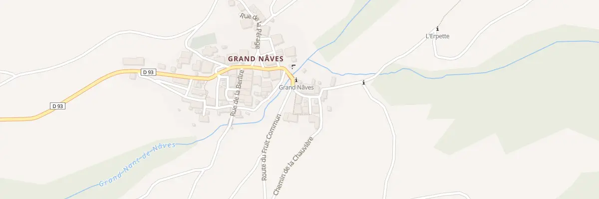Plan du 7008 Grand Naves à La Léchère