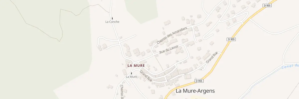 Plan du 5052A Le Village à La Mure-Argens
