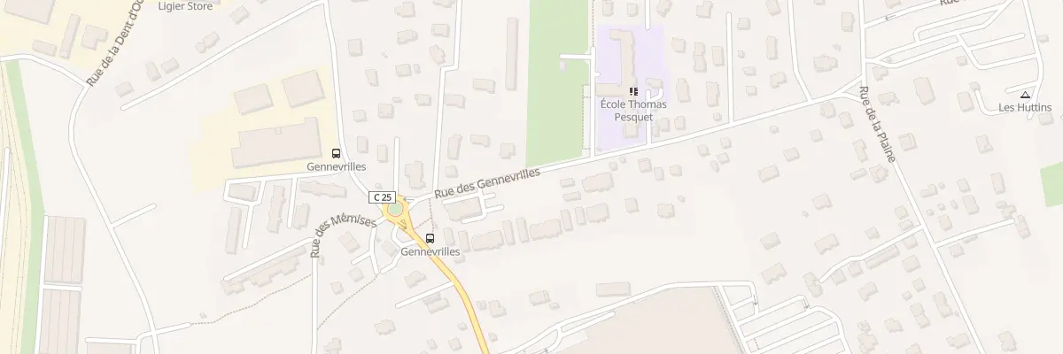 Plan du 261 Rue des Gennevrilles à Publier