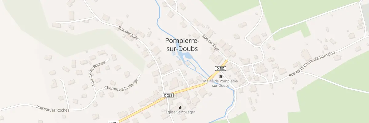 Plan du 6 Rue du Moulin à Pompierre-sur-Doubs