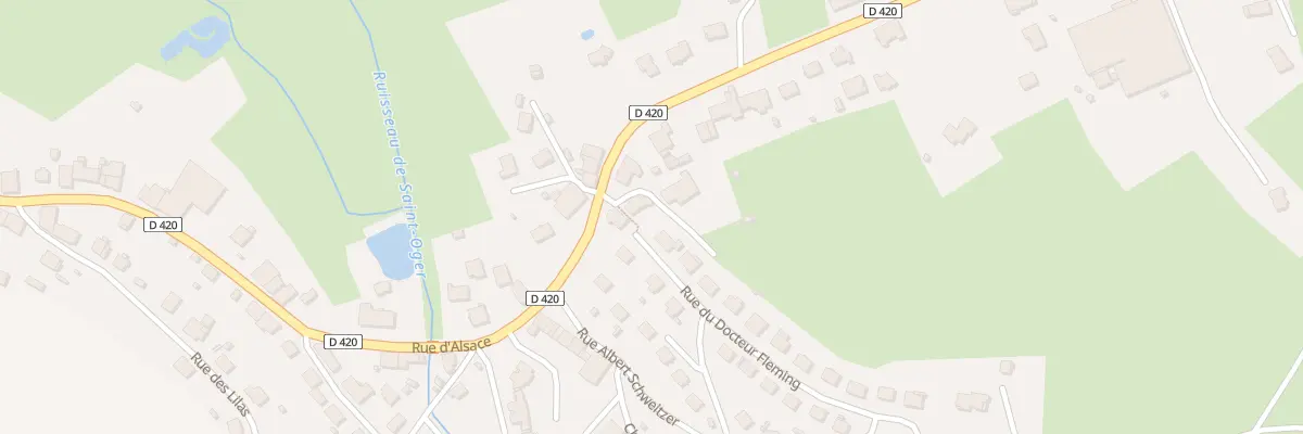 Plan du 33 Rue d’Alsace à Deyvillers