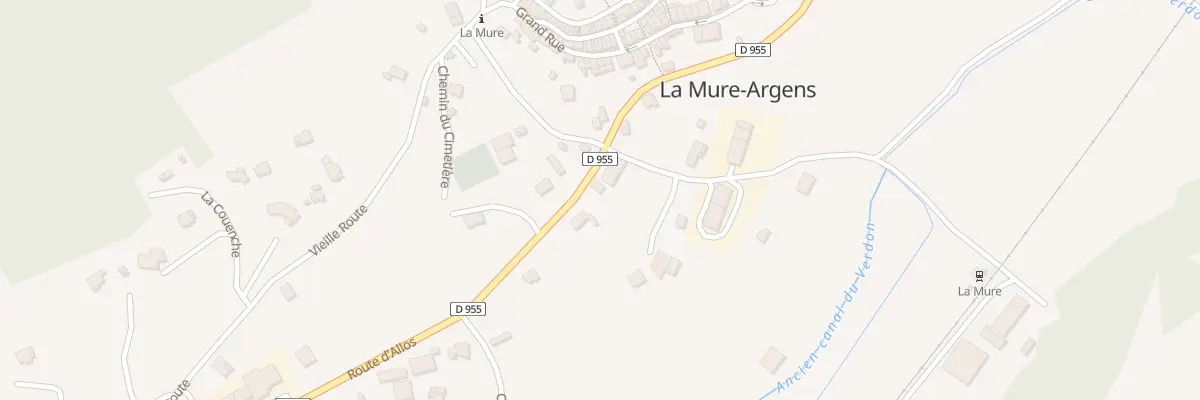 Plan du 5042 Les Ferrayes des Roulands à La Mure-Argens