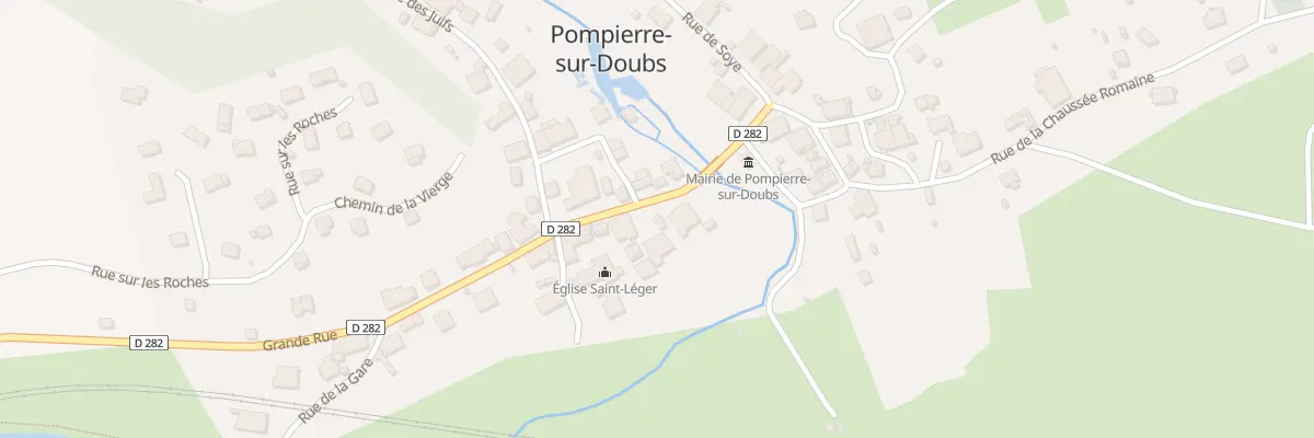 Plan du 26 Vc Grande Rue à Pompierre-sur-Doubs