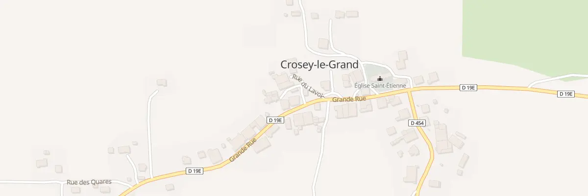 Plan du 13 Rue Grande Rue à Crosey-le-Grand