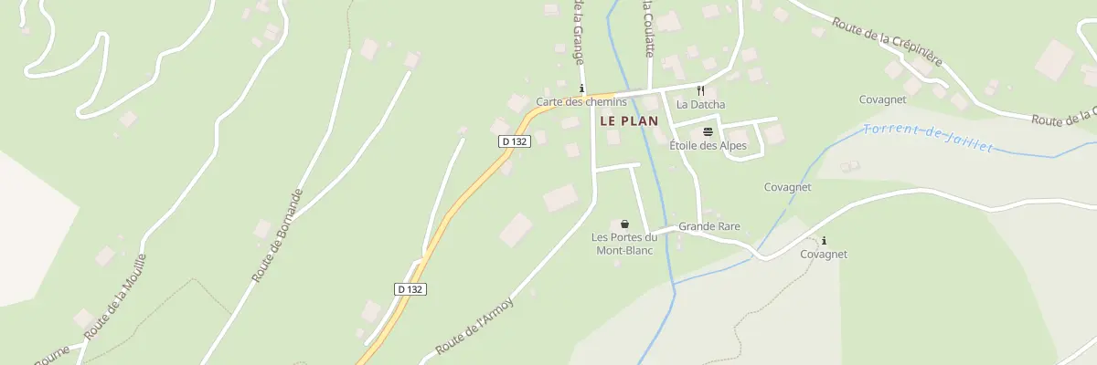 Plan du 160 Rte de l’Armoy à La Giettaz