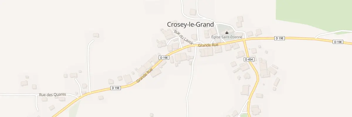 Plan du 5022 Rue Grande Rue à Crosey-le-Grand