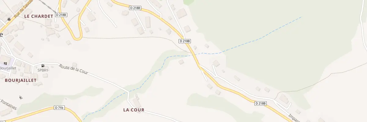 Plan du 44 Rte du Mont-Rond à Notre-Dame-de-Bellecombe