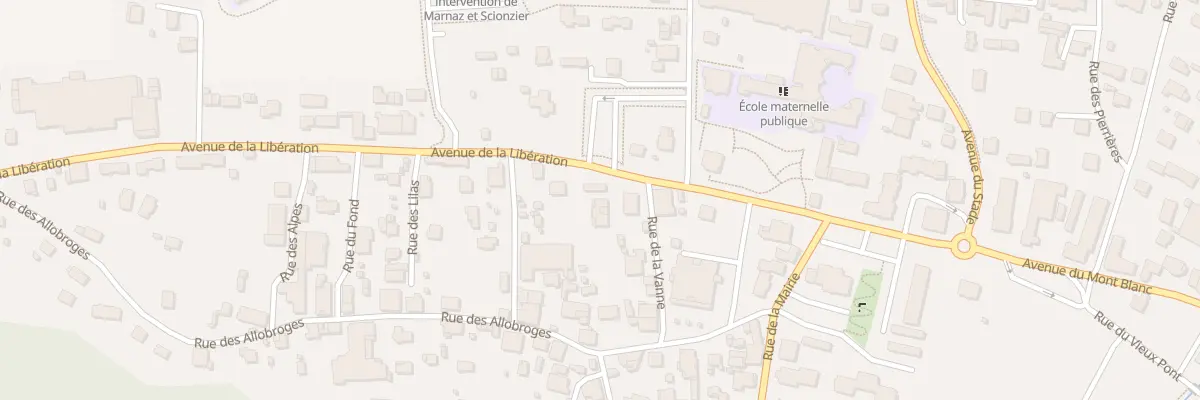 Plan du 188 Av de la Libération à Marnaz