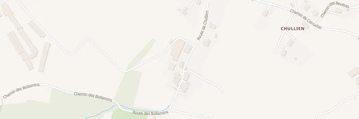 Plan du 938 Che de Chullien à Marin