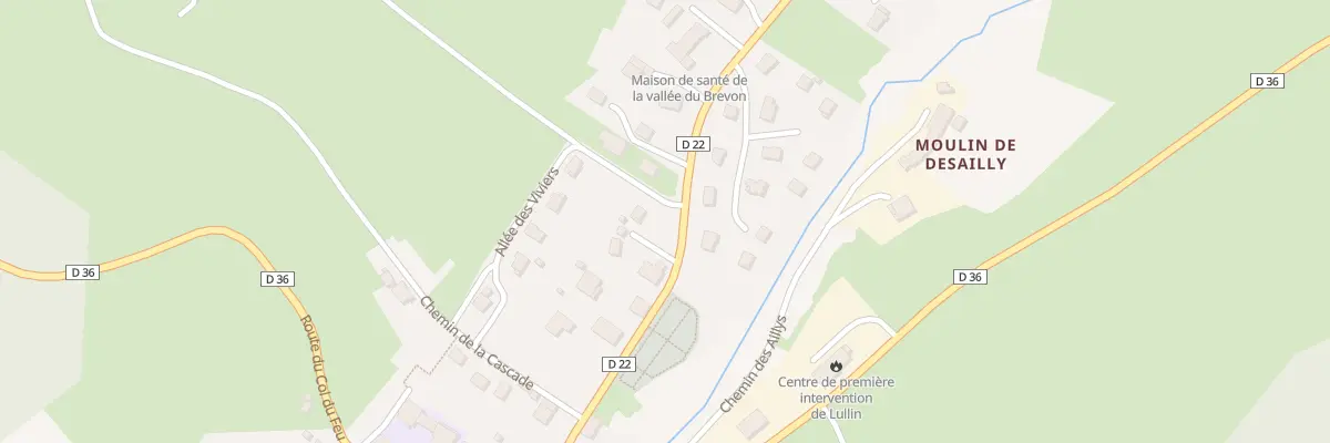 Plan du 11 All des Viviers à Lullin