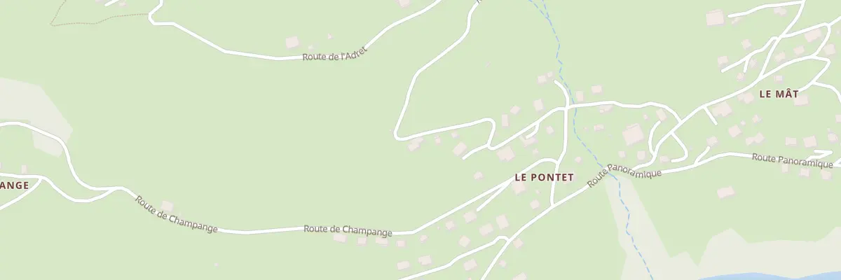 Plan du 255 Rte du Frenay à Flumet