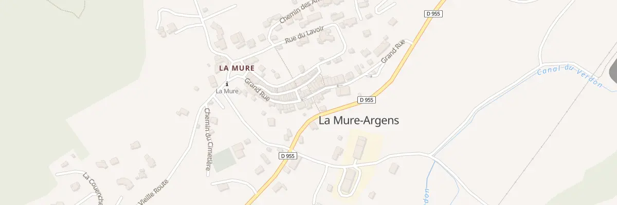 Plan du 5128 Le Village à La Mure-Argens