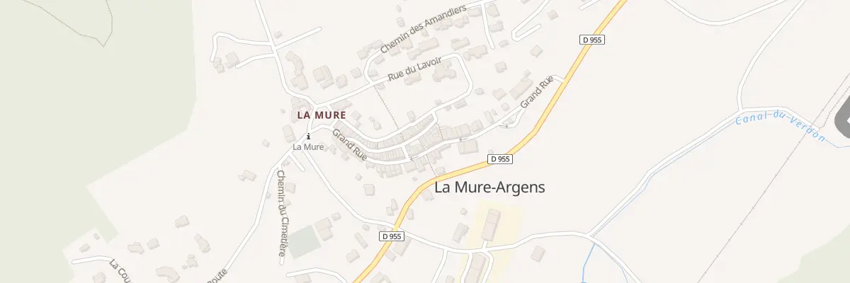 Plan du 5092 Le Village à La Mure-Argens