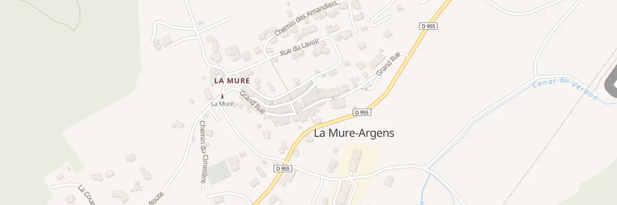 Plan du 5093 Le Village à La Mure-Argens