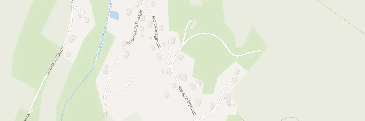 Plan du 25B Rue du Voirgimont à Raon-aux-Bois