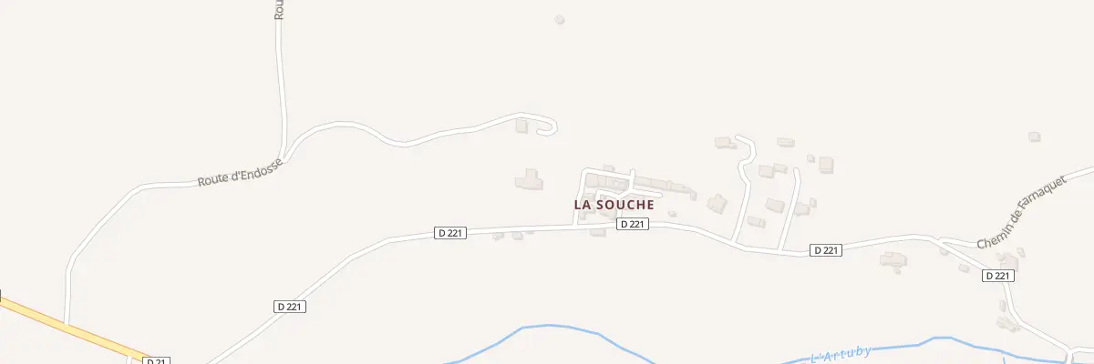 Plan du 347 Rte de la Souche à Comps-sur-Artuby