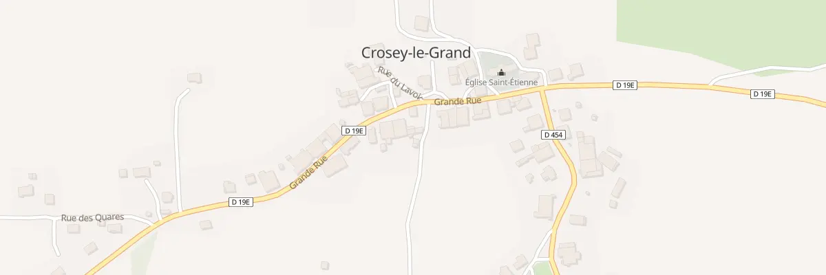 Plan du 8 Rue Grande Rue à Crosey-le-Grand