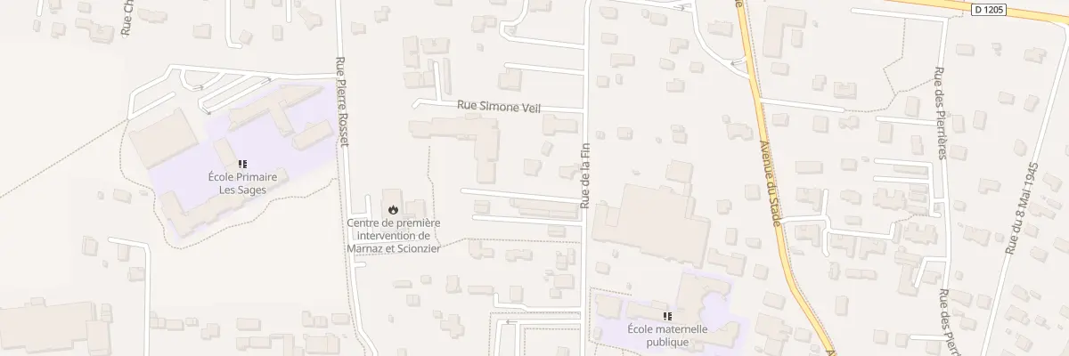 Plan du 198 Rue de la Fin à Marnaz