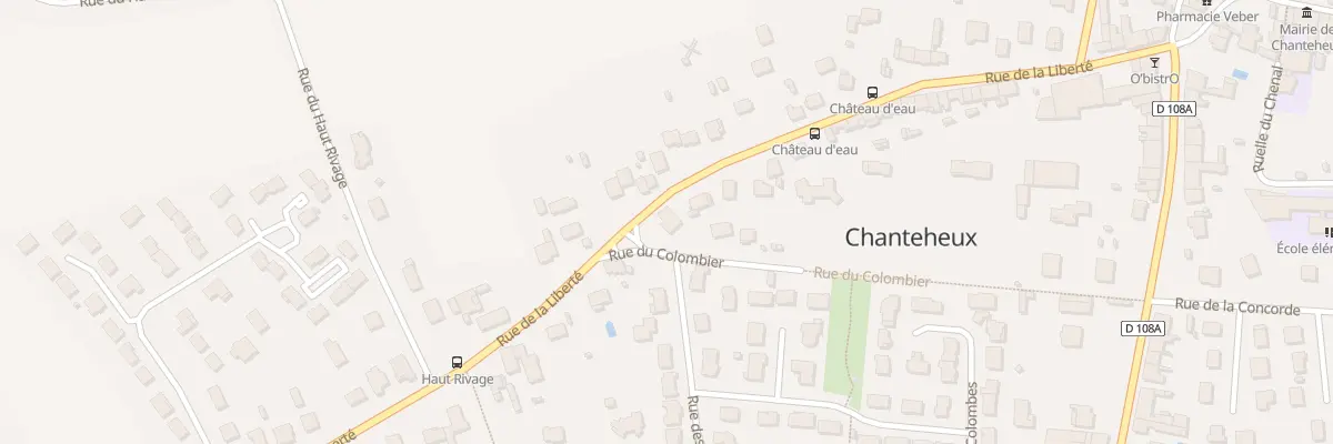 Plan du 39 Rue de la Liberté à Chanteheux