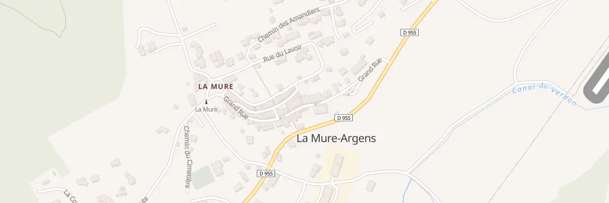 Plan du 5060 Le Village à La Mure-Argens
