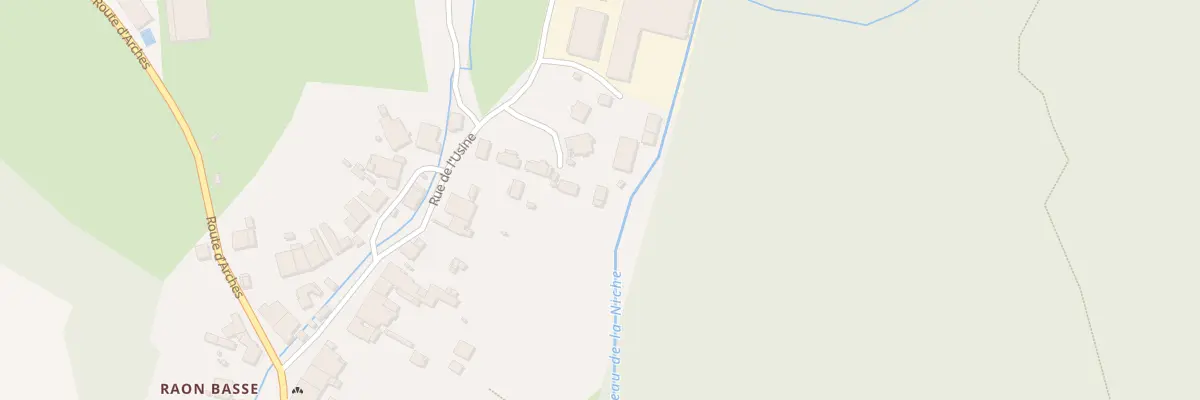 Plan du 30 Rue de l’Usine à Raon-aux-Bois