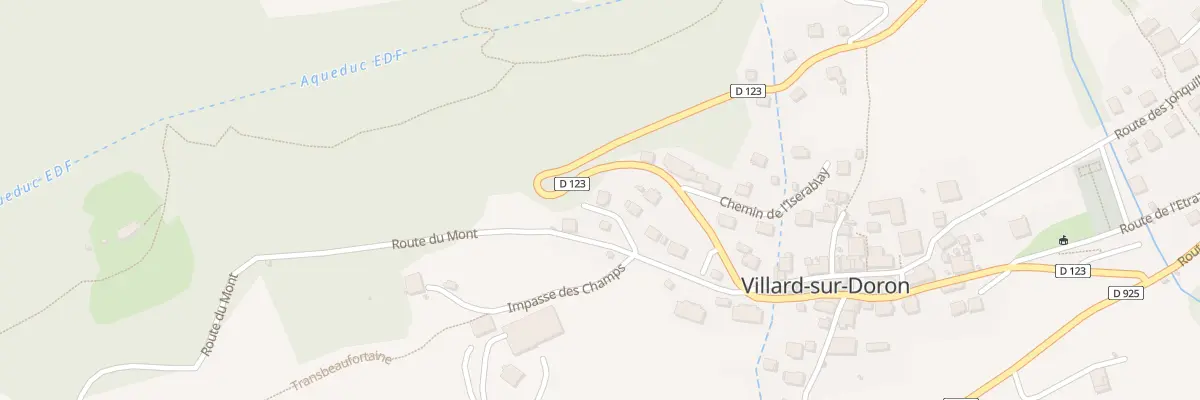 Plan du 58 Imp du Bochon à Villard-sur-Doron