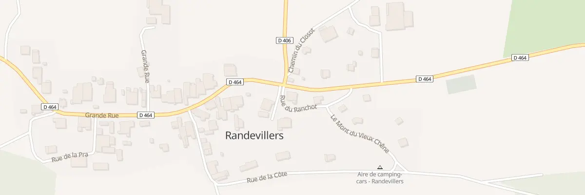 Plan du 40 Gr Grande Rue à Randevillers