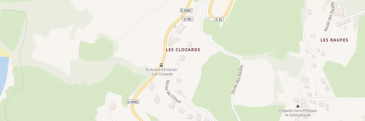 Plan du 5416 Les Clozards à Saint-André-d’Embrun
