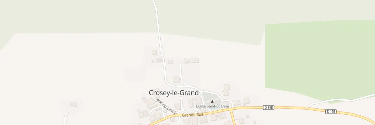 Plan du 5 Rue de l’Eglise à Crosey-le-Grand