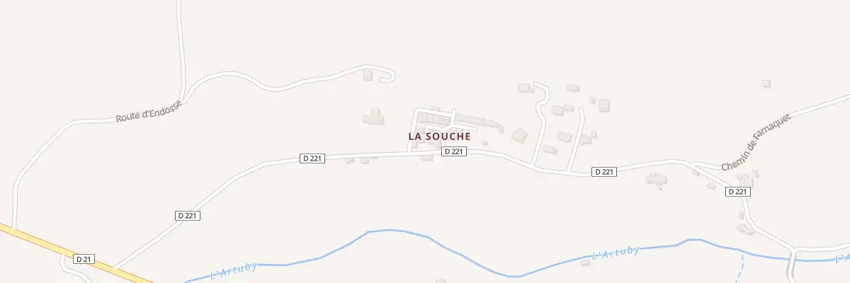 Plan du 5062 La Souche à Comps-sur-Artuby