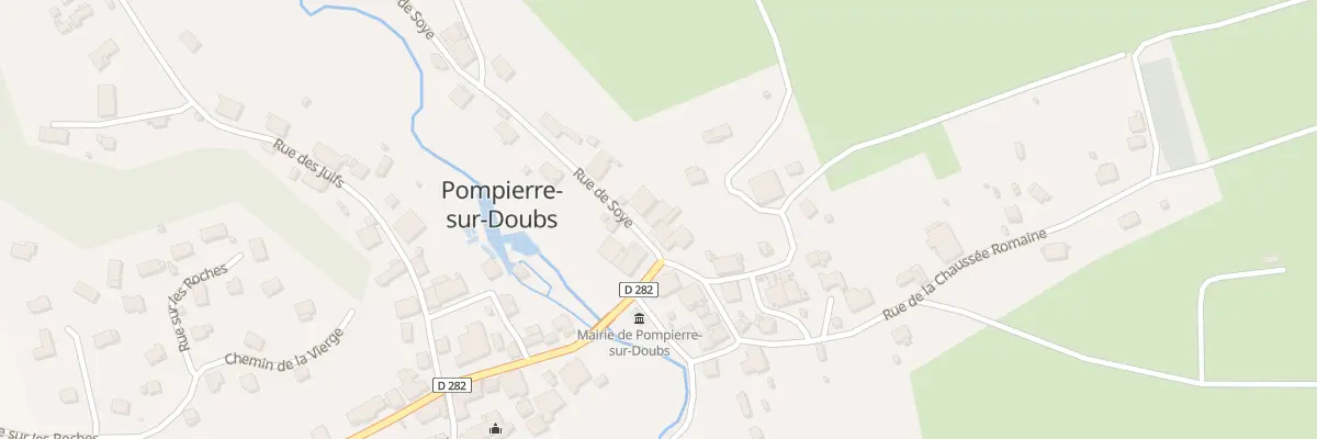 Plan du 6 Rue de Soye à Pompierre-sur-Doubs