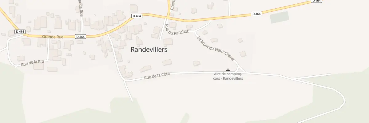 Plan du 21 Rue de la Côte à Randevillers