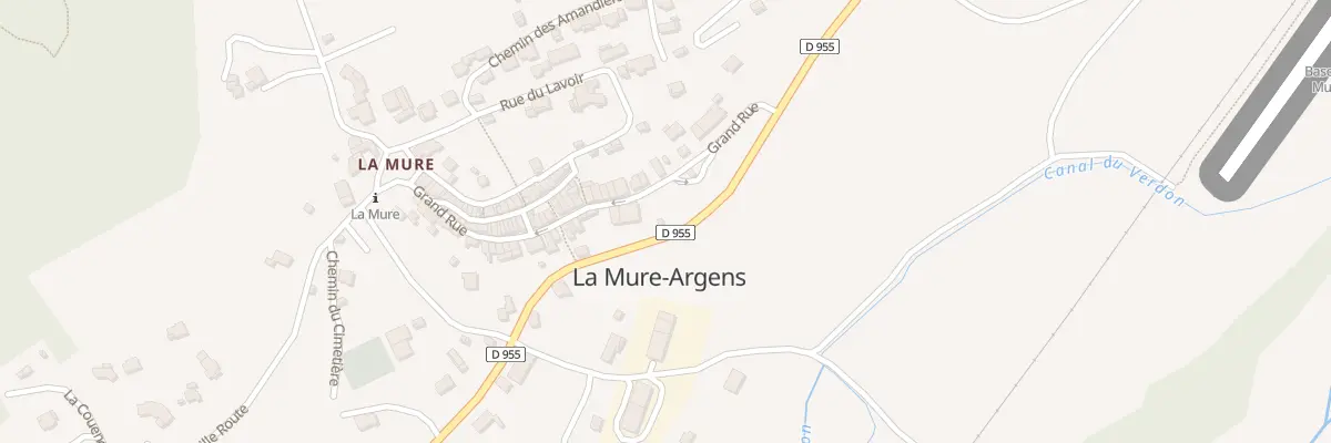 Plan du 7001 Le Village à La Mure-Argens