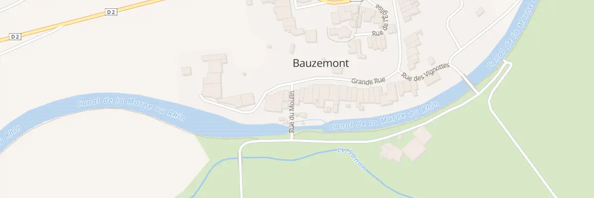 Plan du 8B Grande Rue à Bauzemont