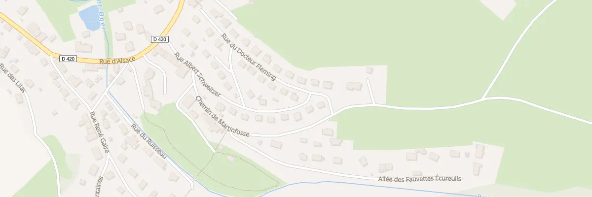 Plan du 1 Rue du Docteur Fleming à Deyvillers