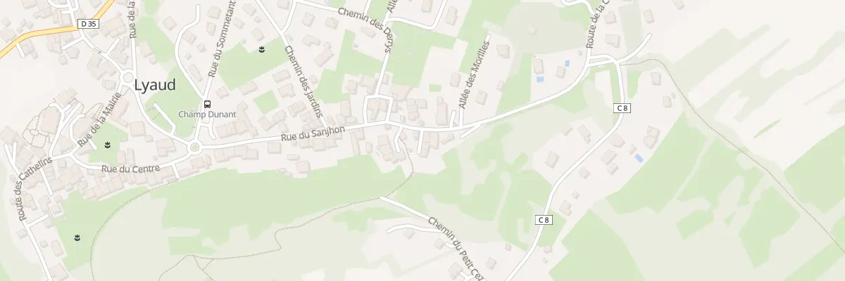 Plan du 5116 Rue du Sanjhon à Lyaud