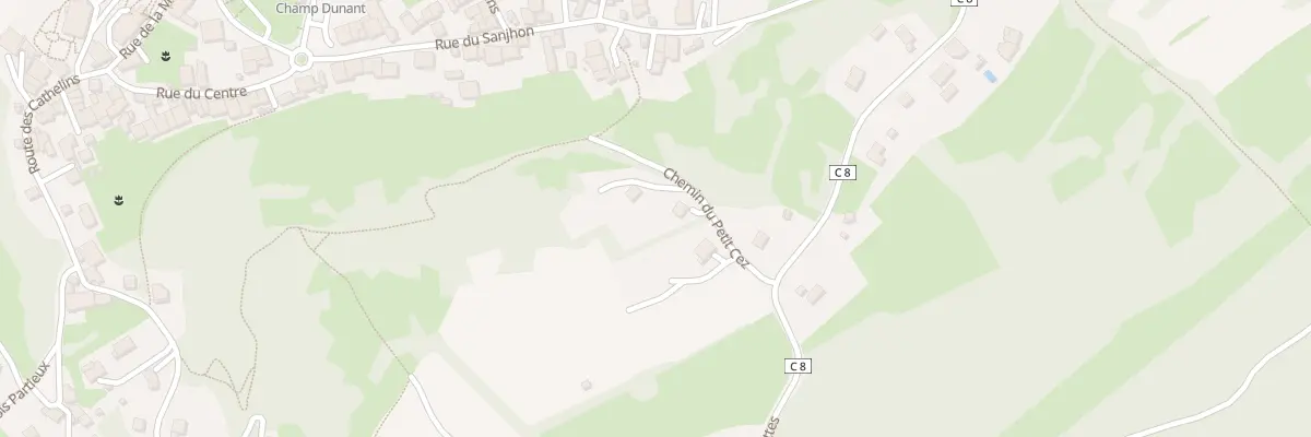 Plan du 77 Che du Petit Cez à Lyaud
