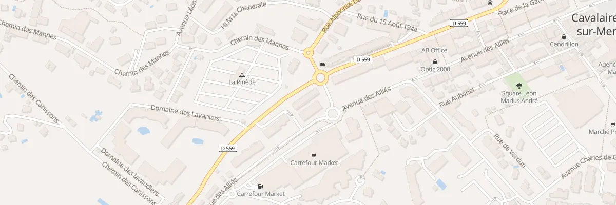 Plan du 6316 Les Mannes à Cavalaire-sur-Mer