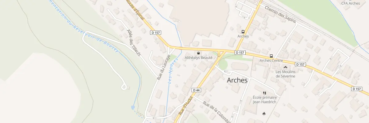 Plan du 9 Rue d’Epinal à Arches