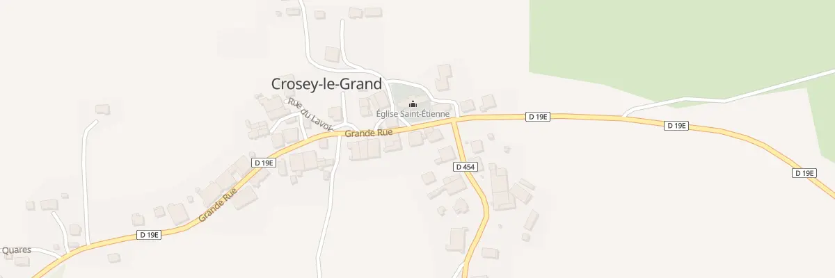 Plan du 16 Rue Grande Rue à Crosey-le-Grand