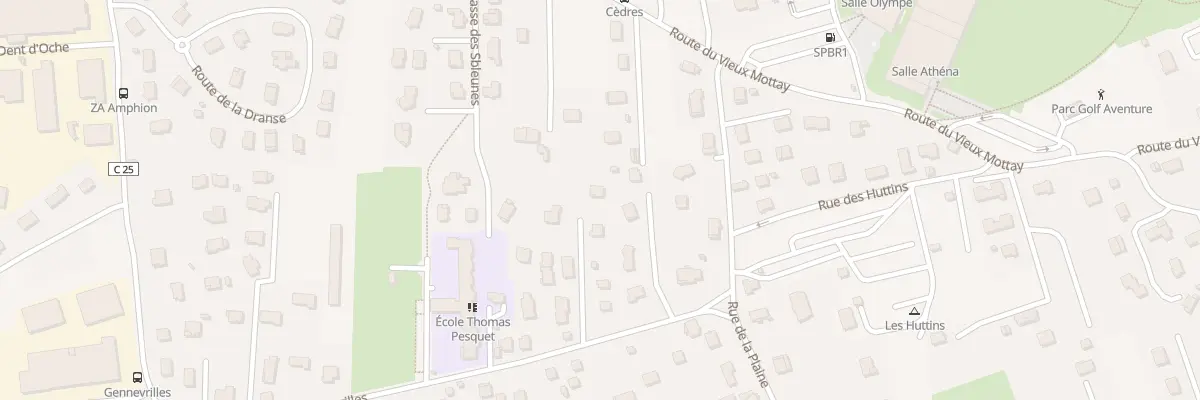 Plan du 118C Rue des Gennevrilles à Publier